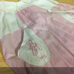 Vintage Pastel Spring Bunny Romper